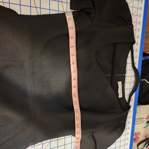 Dress the Population Ruth Midi Assymetrical Dress NWOT Black Med - Picture 4 of 10